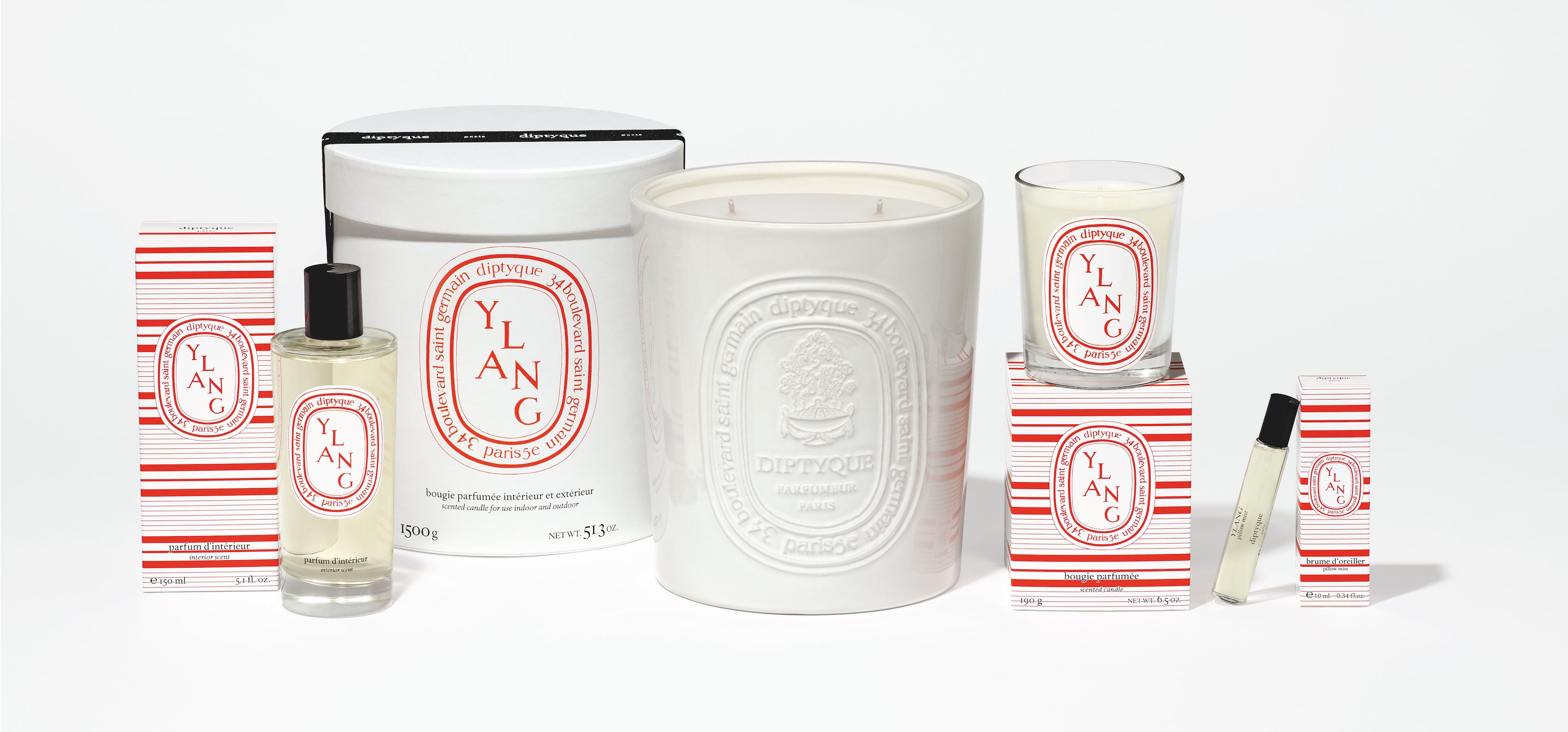 DIPTYQUE Limited Edition purchases YLANG 190g Candle Eden Rock