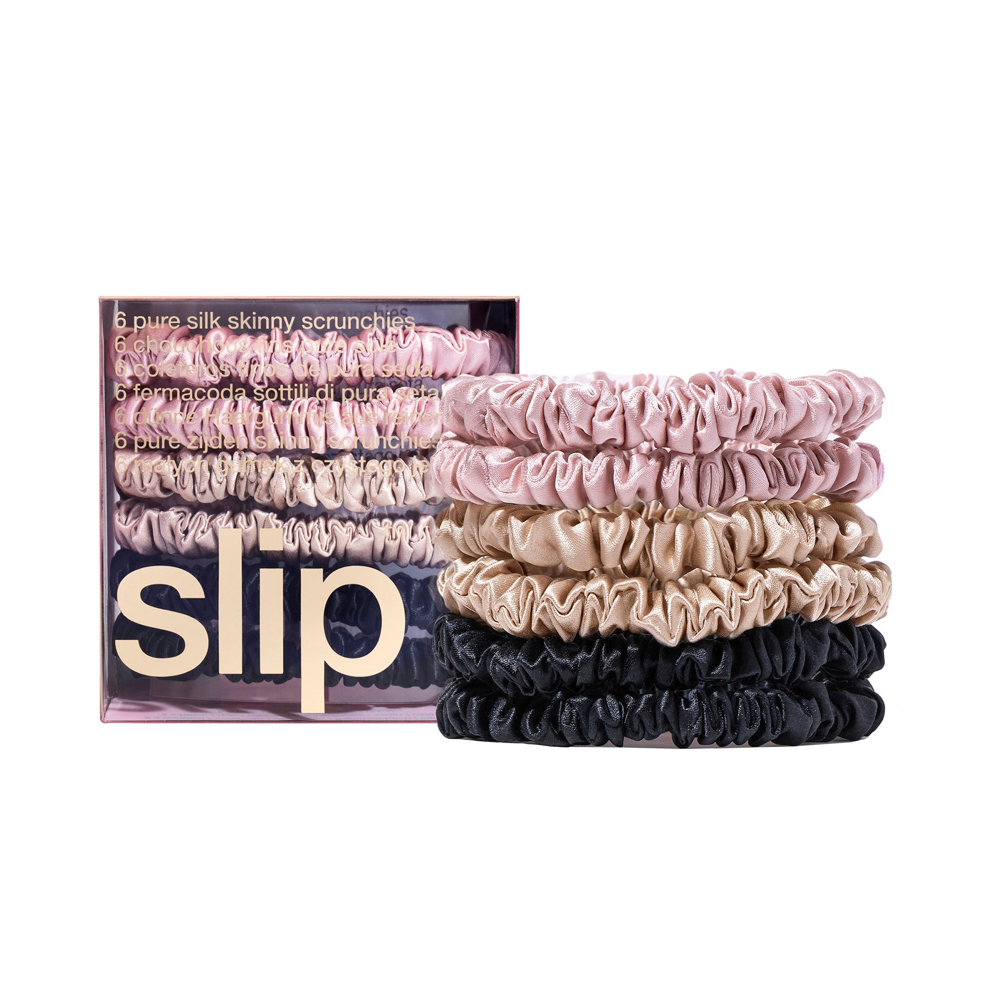 Pure Silk Back to Basics Skinny Scrunchies