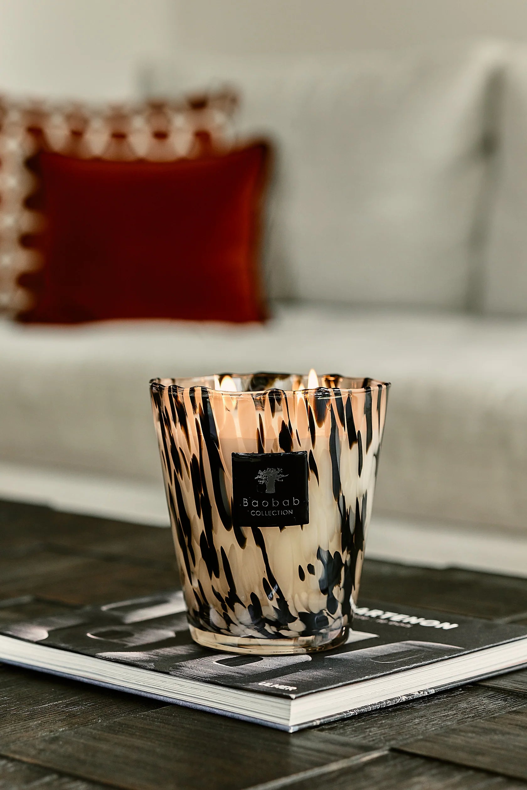 Scented Candle Black Pearls