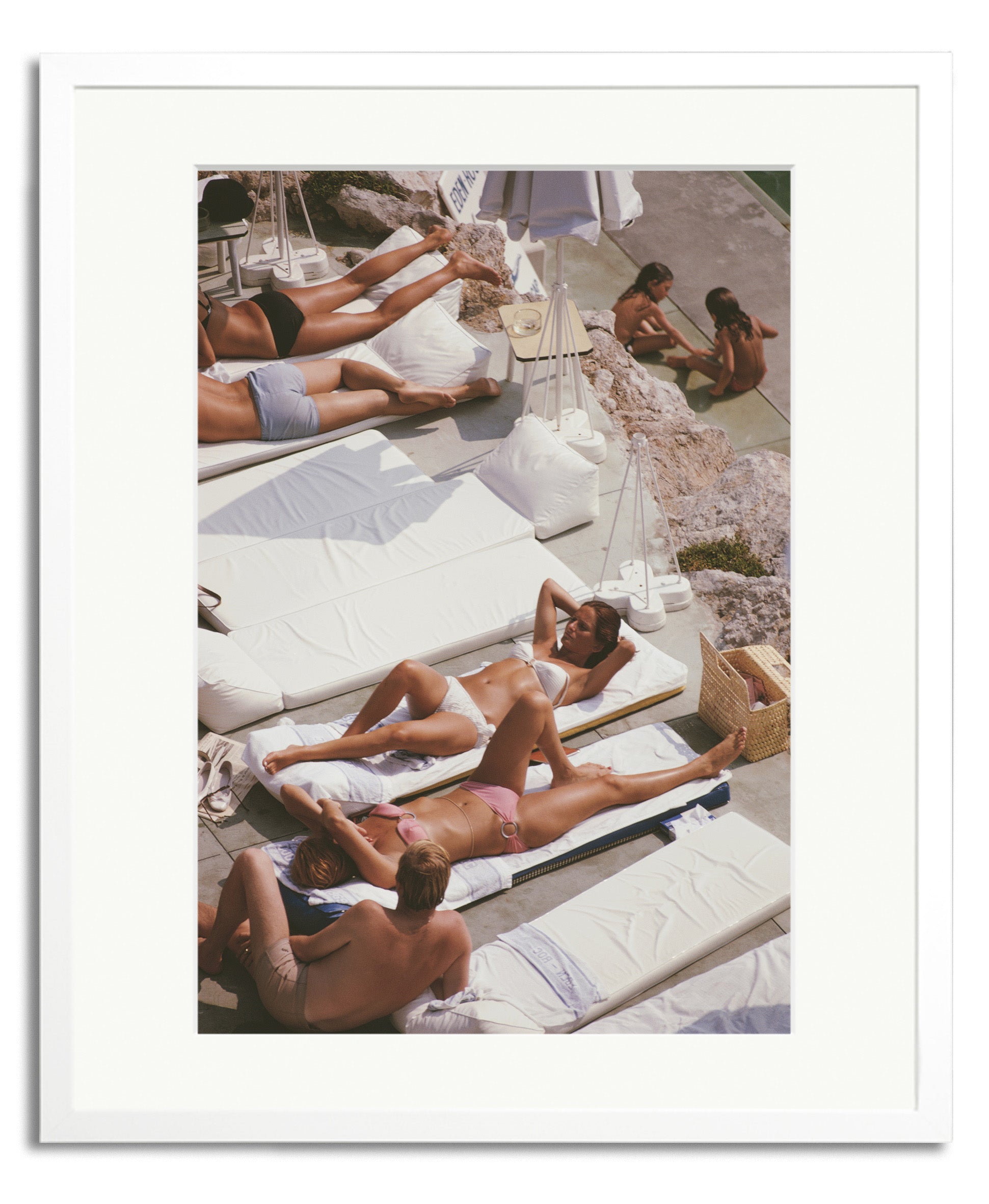 Sunbathers at Eden Roc