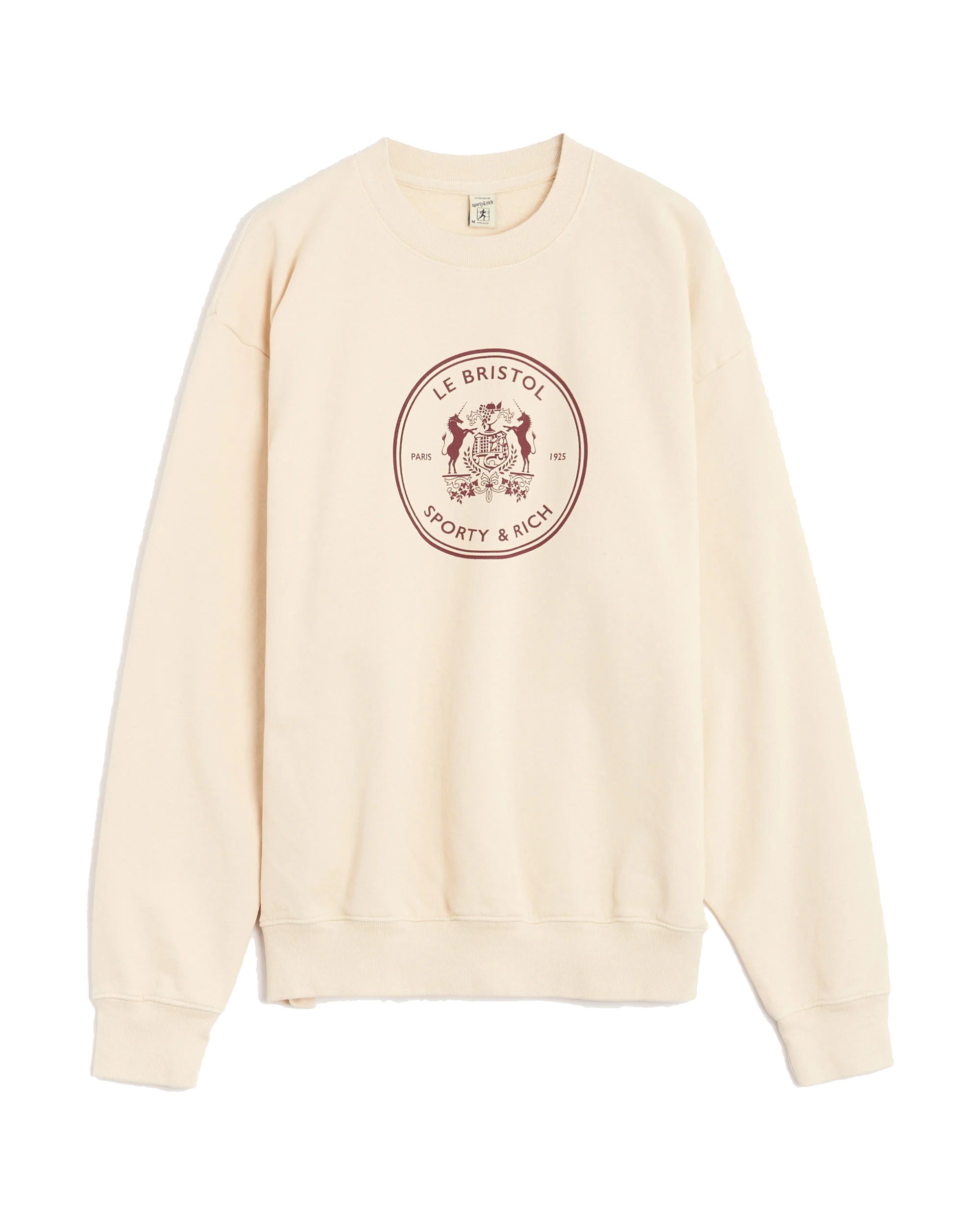 Le Bristol Paris Cream Crewneck Jumper