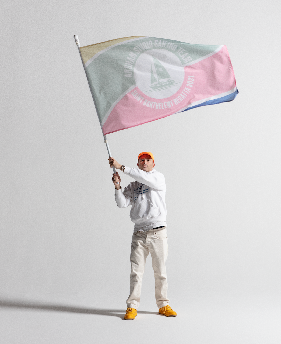 Arsham Studio x Utopia Sailing Team 3021 - St Barths Regatta Flag - Daniel Arsham for Oetker Collection Hotels Boutique