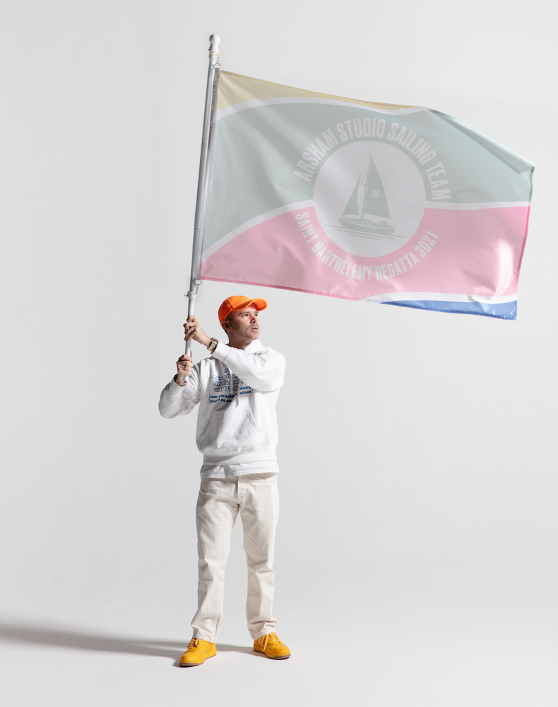 Arsham Studio x Utopia Sailing Team 3021 - St Barths Regatta Flag - Daniel Arsham for Oetker Collection Hotels Boutique