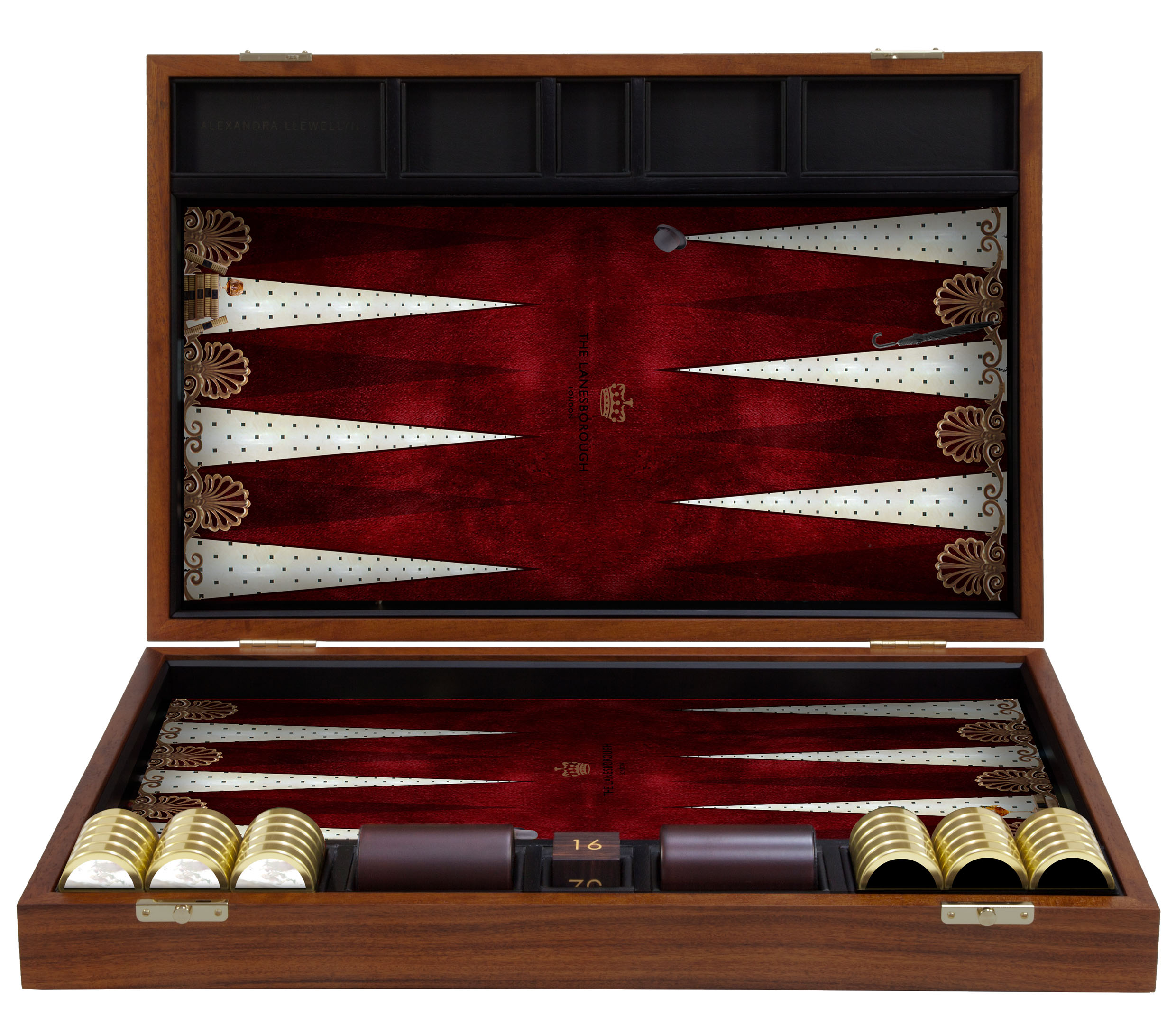 Alexandra Llewellyn The Lanesborough Backgammon Board - Oetker Collection Hotels Boutique