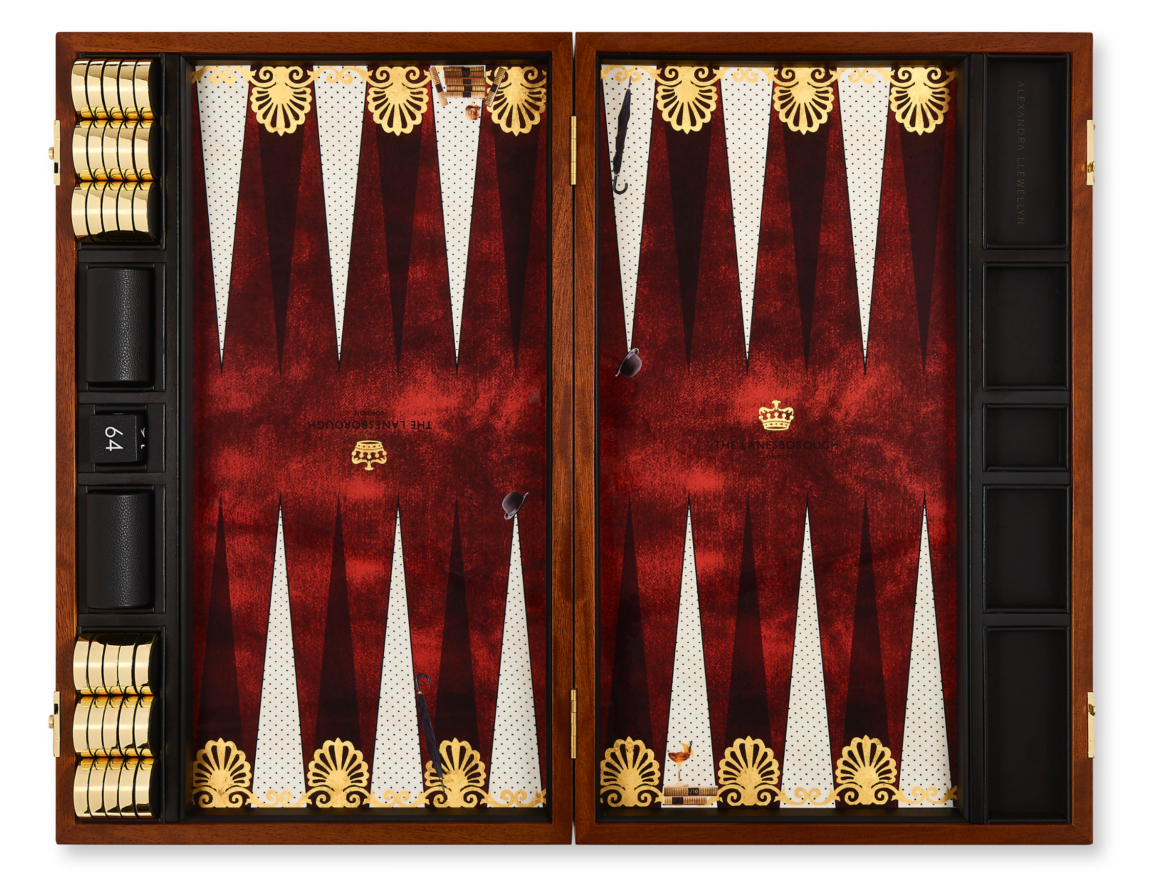 Alexandra Llewellyn The Lanesborough Backgammon Board - Oetker Collection Hotels Boutique